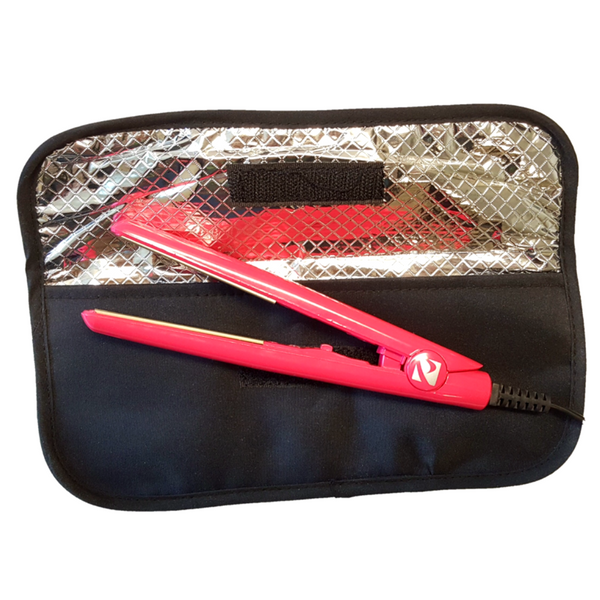 Pink 0.5" Mini w/Travel Pouch | Flat Iron