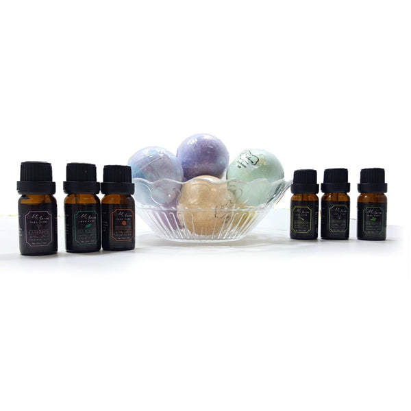 Bath Bombs & Essential Oils Set | Bundle