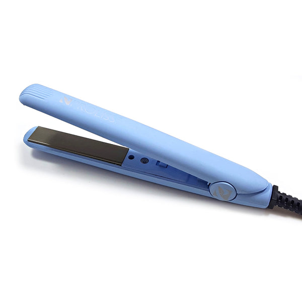 Ice Blue 0.5" Mini w/Soft Touch | Flat Iron