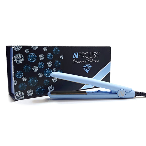 Ice Blue 0.5" Mini w/Soft Touch | Flat Iron