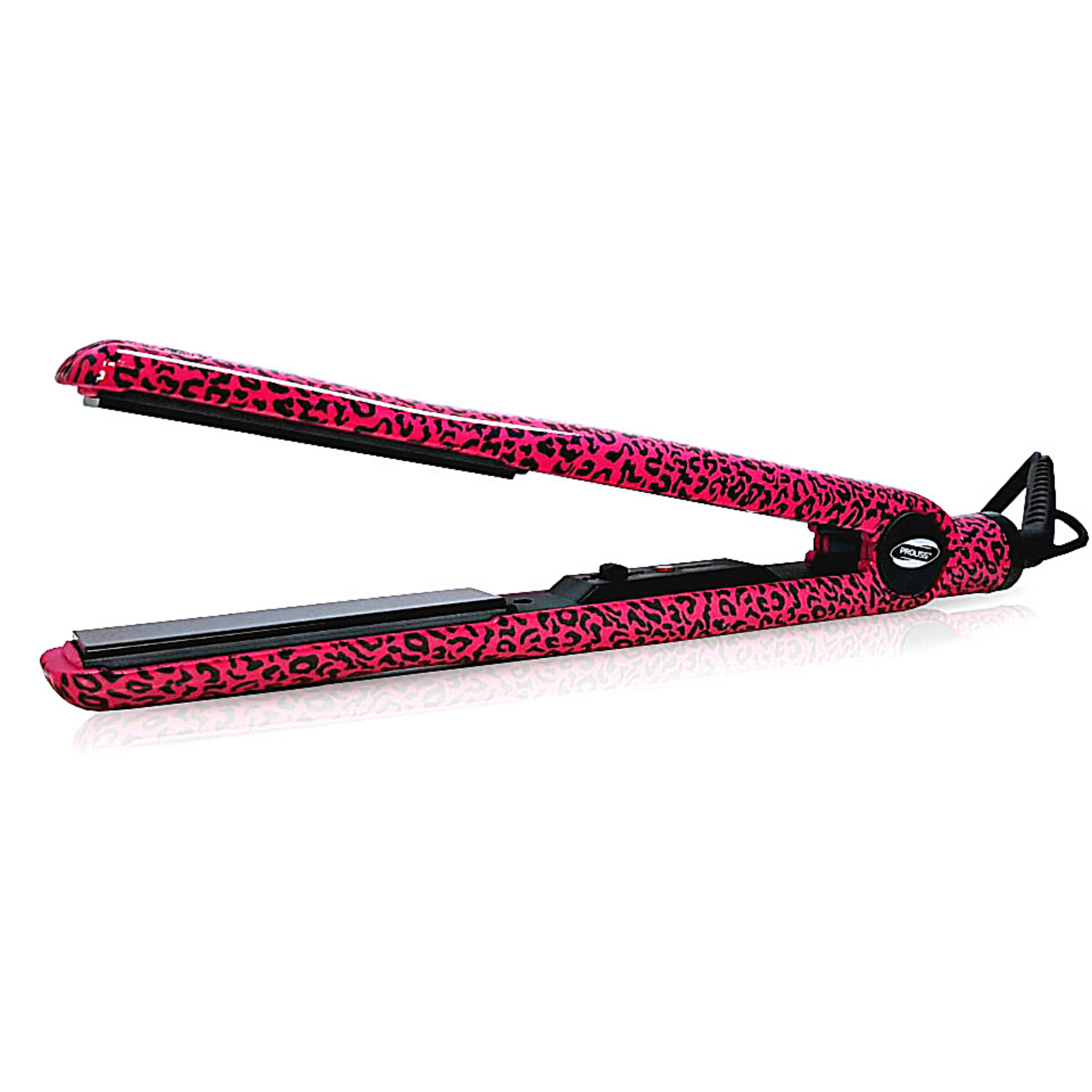 Hot Pink Leopard 1" JET | Flat Iron